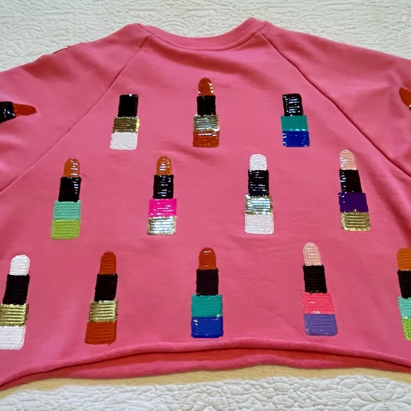 Queen of Sparkles Sweatshirt Size Small - Picture 2 of 3